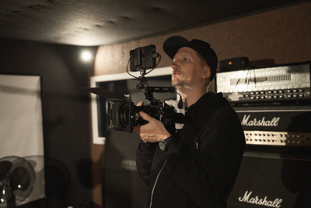 Produkcja teledysku myzcznego crea3studio - backstage