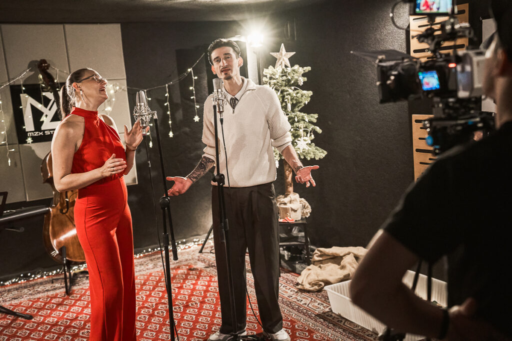 Produkcja teledysku myzcznego crea3studio - backstage