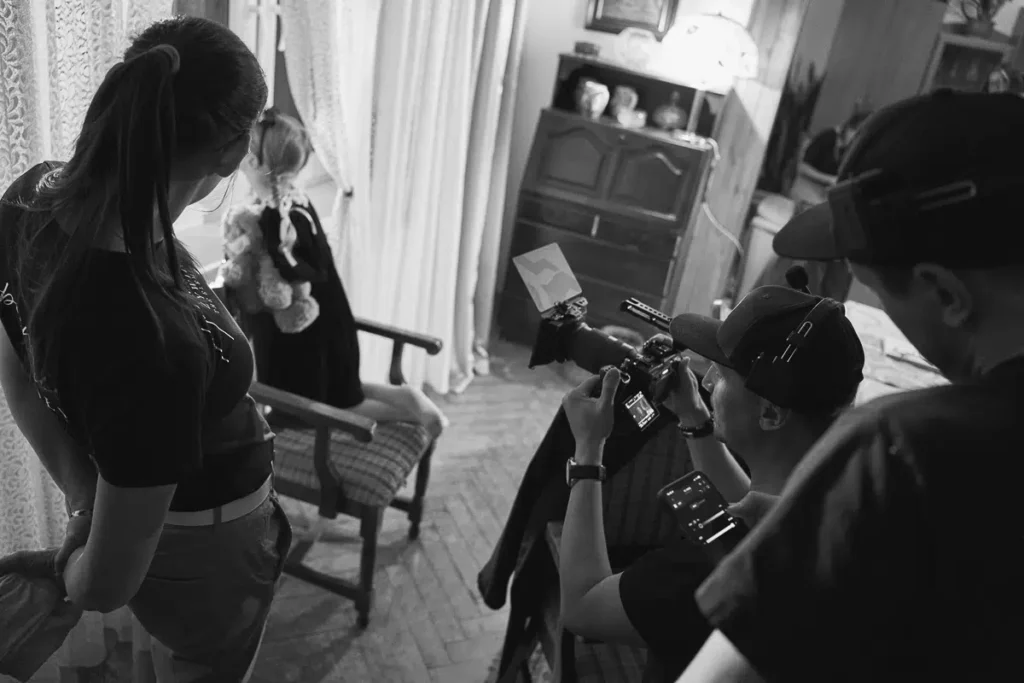 Produkcja teledysku myzcznego crea3studio - backstage