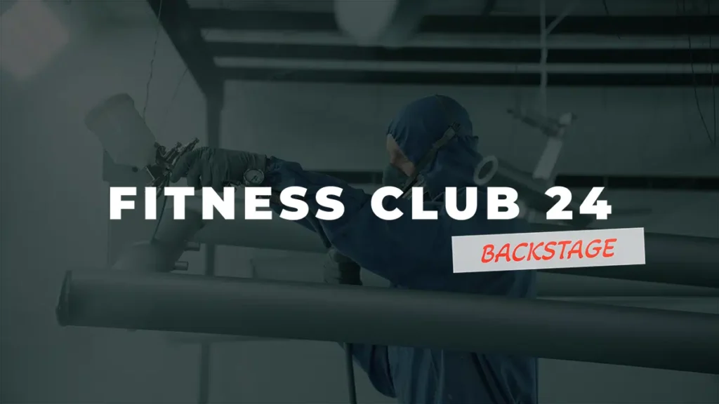 Backstage reklamy Fitness club 24